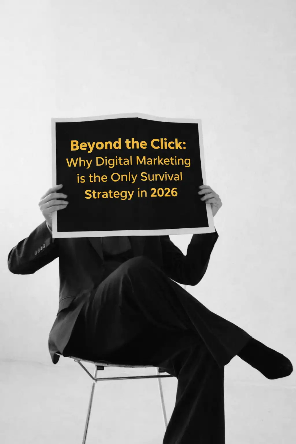 digital marketing strategist in calicut reading news paper